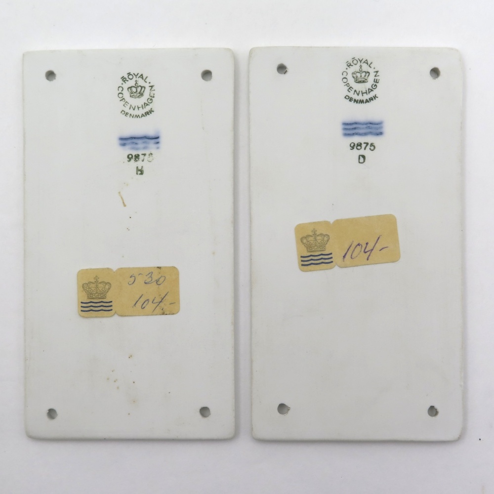 1円〜 Royal Copenhagen ロイヤルコペンハーゲン ブルーフルーテッド トイレタイル 男女セット 4236999_画像2