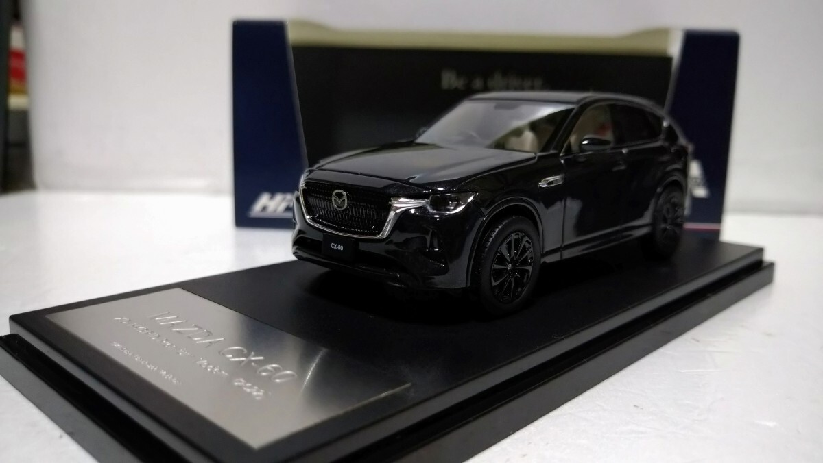 マツダディーラーコレクション★マツダＣＸ-６０(2022)★ＸＤ-ＨＹＢＲＩＤプレミアムモダン★ジェットブラックマイカ★改造品ホイール違い_画像2