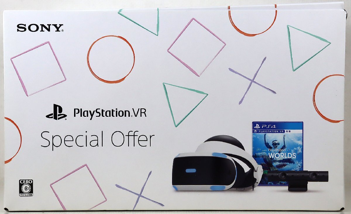 M◆未使用品◆PS4/ゲーム周辺機器『PlayStation VR Special Offer CUHJ-16011・CUH－ZVR2JU』 SONY/ソニー PSVR 特別版パッケージ 仮想空間_画像1