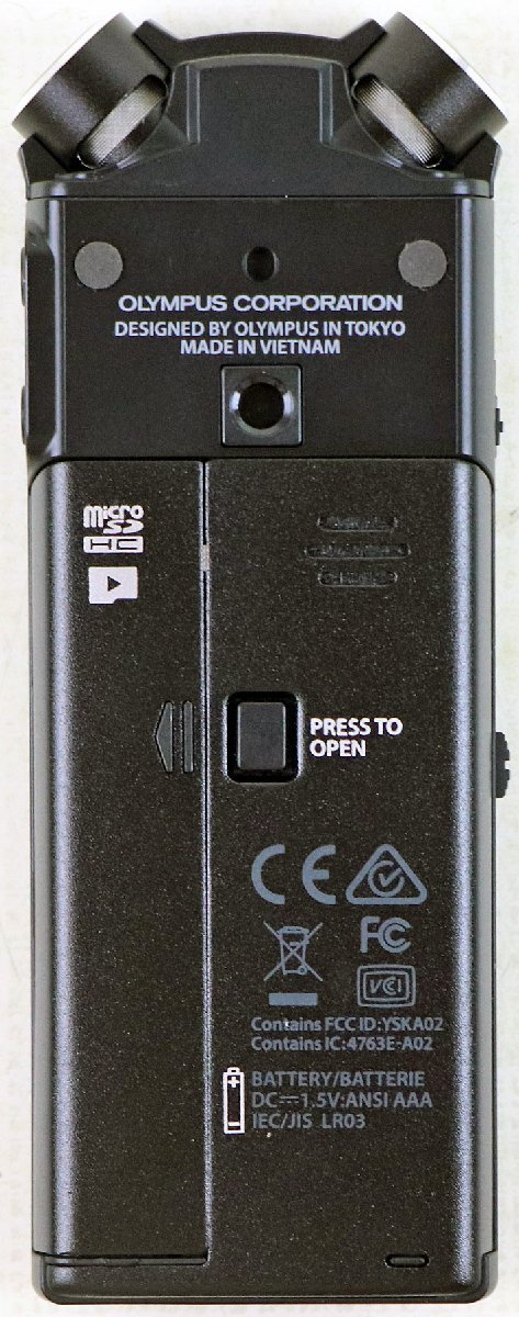S●中古品●オーディオ機(jī)器 『リニアPCMレコーダー LS-P4』 OLYMPUS/オリンパス ハイレゾ対応 3マイクシステムTRESMIC搭載 ※箱/説明書欠品
