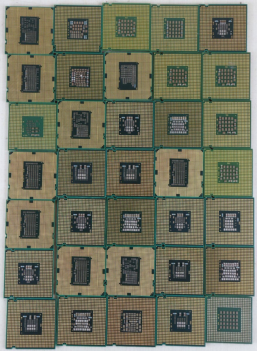 P◆ジャンク品◆PCパーツ 35個 『プロセッサ(CPU) インテル/Intel シリーズ Core 2 Duo E8400・Quad Q9500・Pentium Dual-Core E2180 他』_画像5