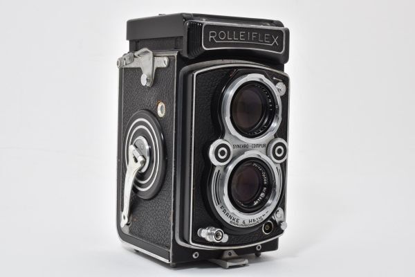 #4555L ローライフレックス ROLLEIFLEX 3.5A TYPE II Tessar f/3.5 75mm 二眼レフ フィルムカメラ [動作確認済] 美品_画像3