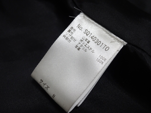SQUOVAL G-1 LEATHER FLIGHT JACKET M size / スクオーバル レザー フライトジャケット 革ジャン メンズ_画像9