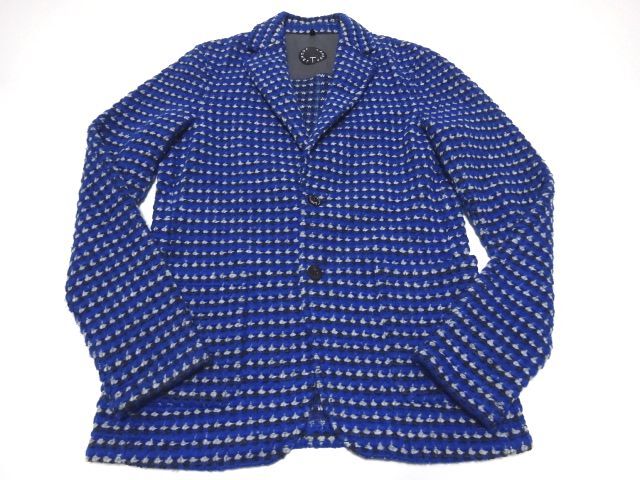 T-JACKET by TONELLO KNIT JACKET S size / ティージャケット ニット ジャケット ITALY製 メンズ_画像4