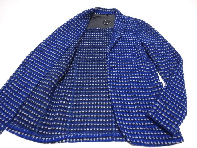 T-JACKET by TONELLO KNIT JACKET S size / ティージャケット ニット ジャケット ITALY製 メンズ_画像5