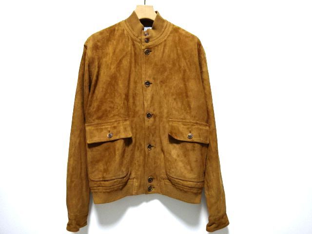 CINQUANTA DRIVING BLOUSON 50 size / チンクアンタ レザー ドライビング ブルゾン 革ジャン ITALY製 メンズ_画像1