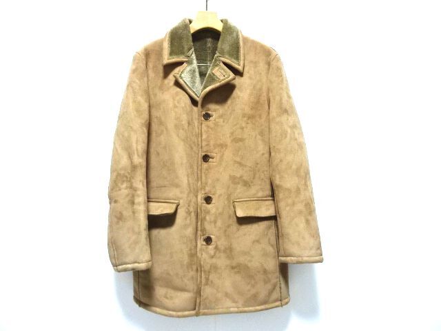 TORNADO MART 00s vintage original FAKE MOUTON COAT L size / Tornado Mart искусственная кожа пальто Y2K архив сделано в Японии мужской 