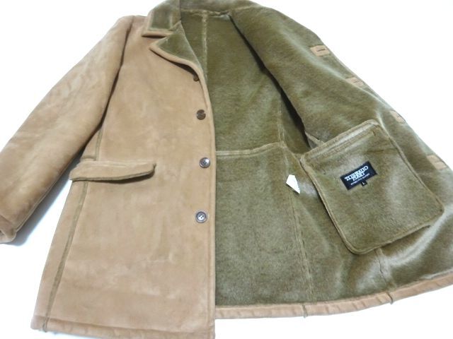 TORNADO MART 00s vintage original FAKE MOUTON COAT L size / Tornado Mart искусственная кожа пальто Y2K архив сделано в Японии мужской 