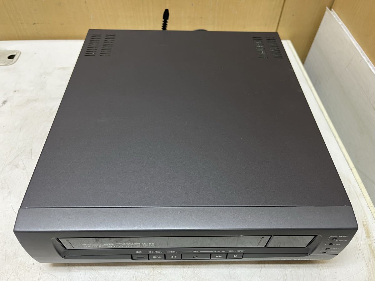 RE7668 VHSビデオデッキ maruman マルマン　MV-23 ビデオ再生／早送り／巻き戻しOK 元箱付　現状品　1006_画像3
