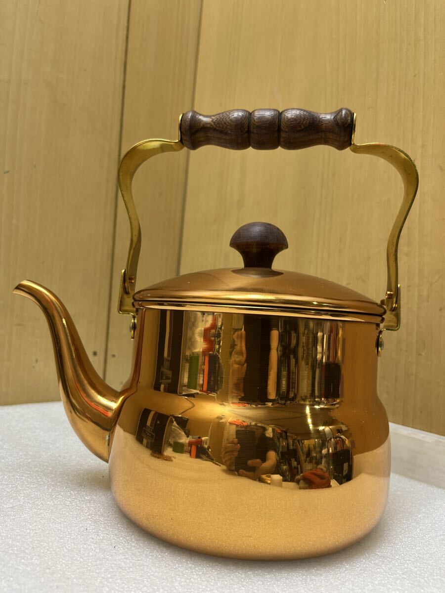 RE7904 медный ...2.3L retro медь чайник текущее состояние товар 1014