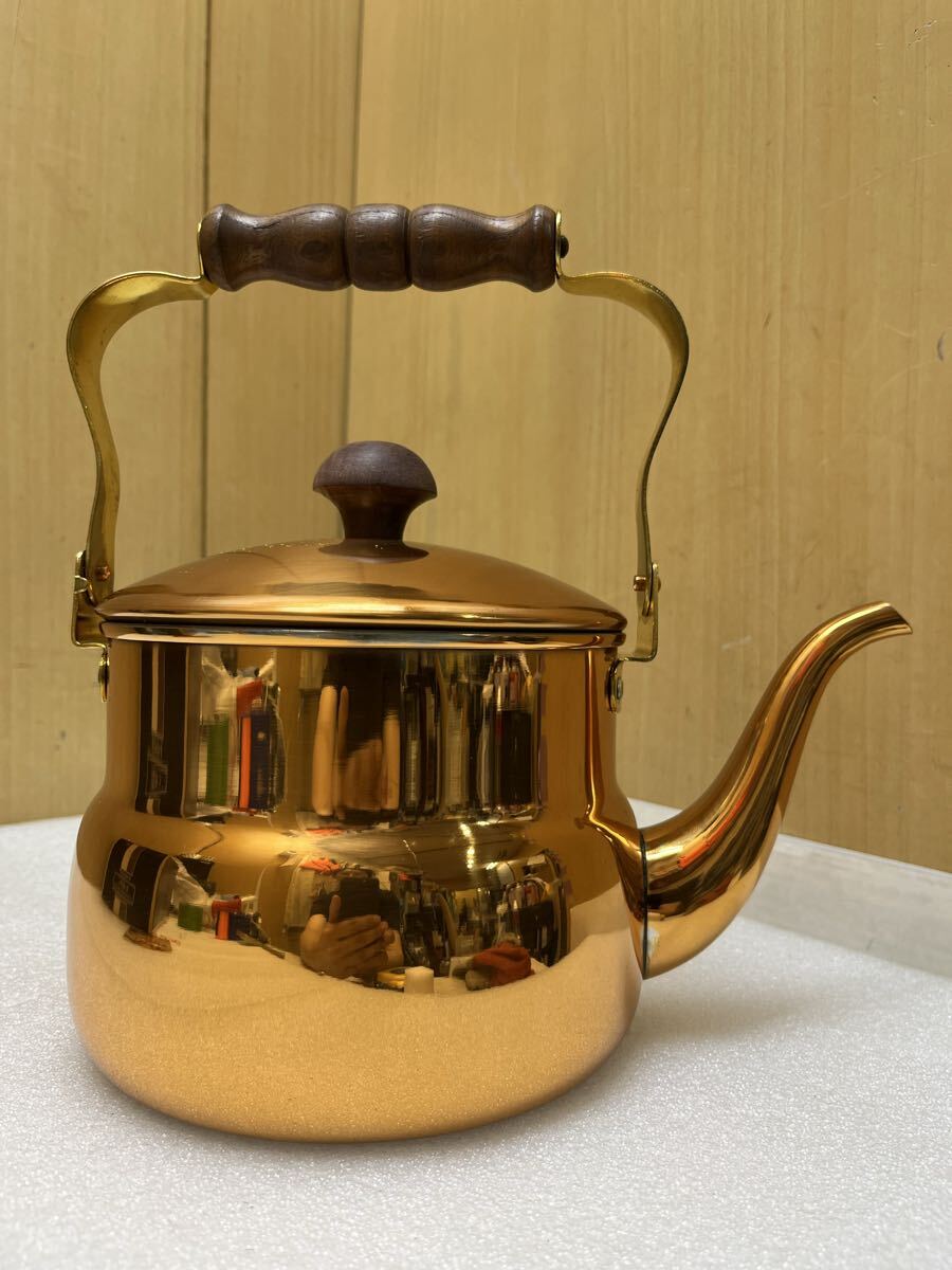 RE7904 медный ...2.3L retro медь чайник текущее состояние товар 1014