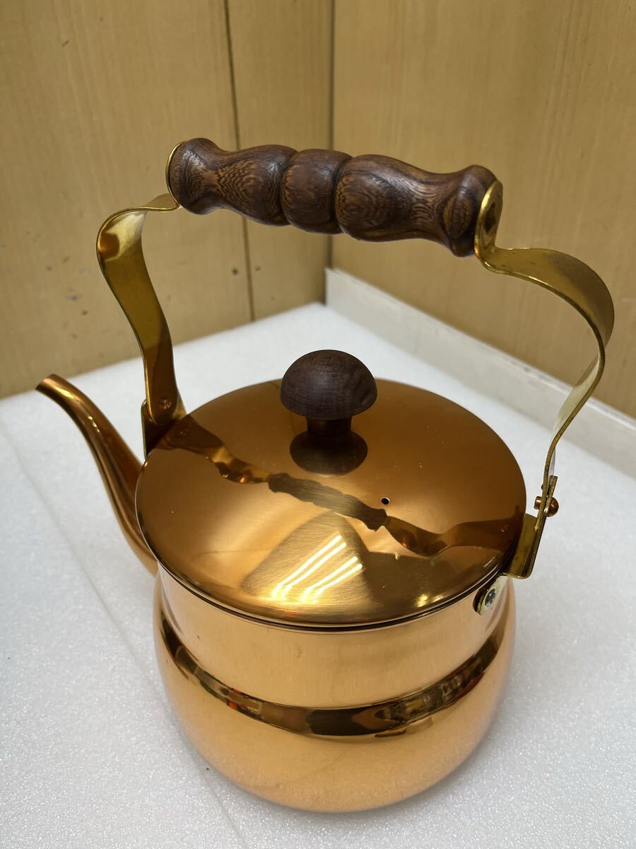 RE7904 медный ...2.3L retro медь чайник текущее состояние товар 1014