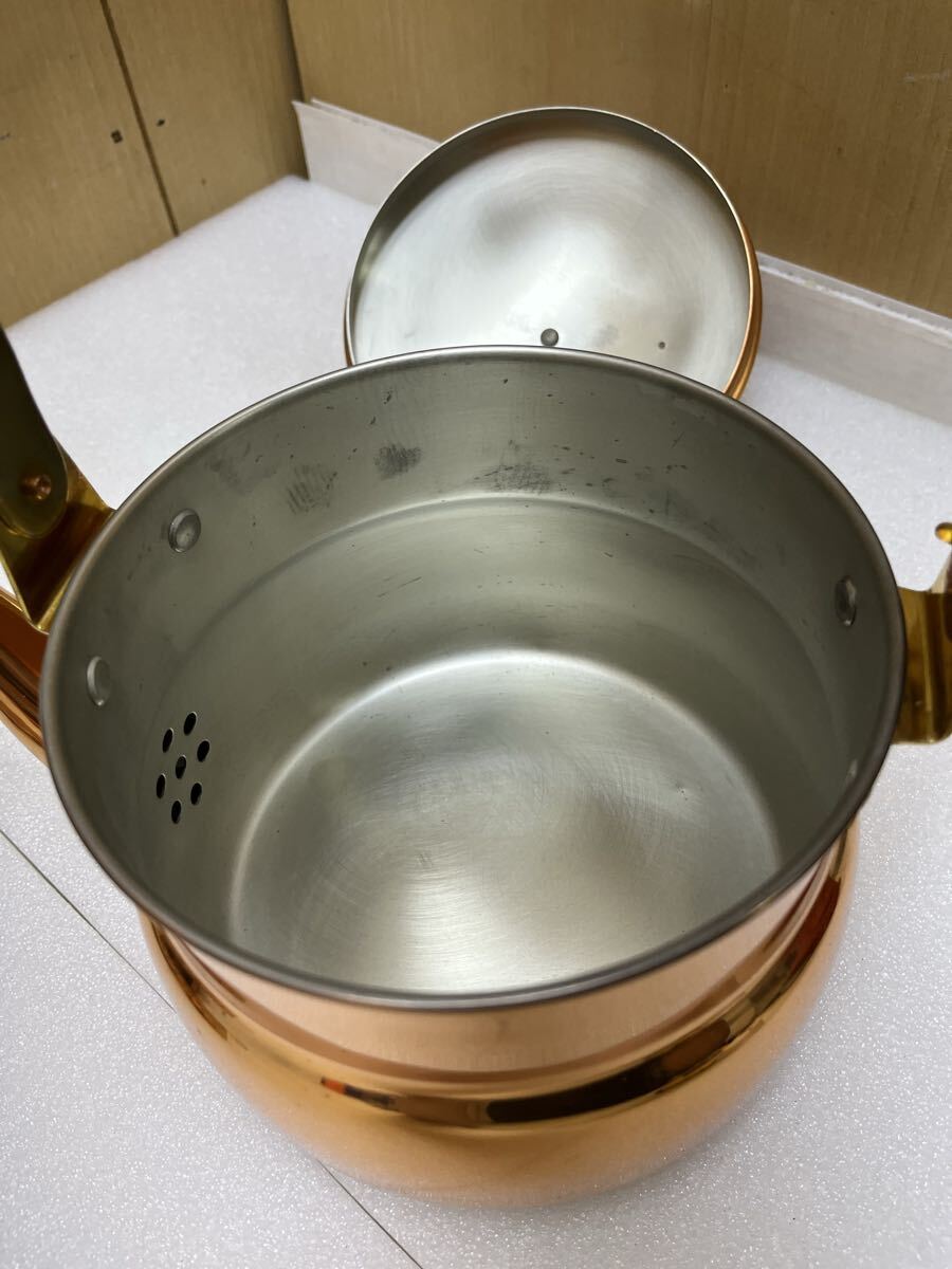 RE7904 медный ...2.3L retro медь чайник текущее состояние товар 1014