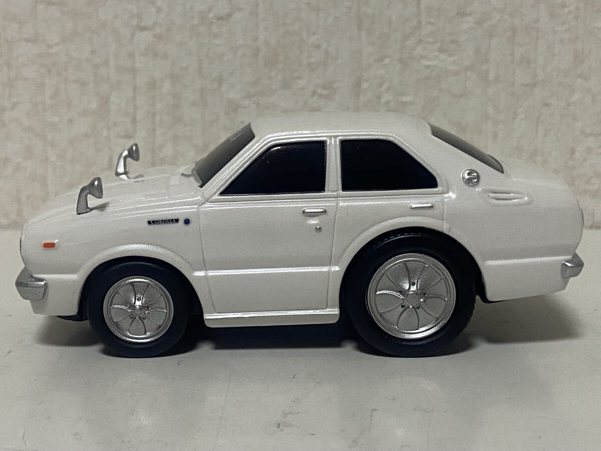 トヨタ 3代目 カローラ ホワイト プルバックカー カラーサンプル TOYOTA COROLLA 3rd_画像4