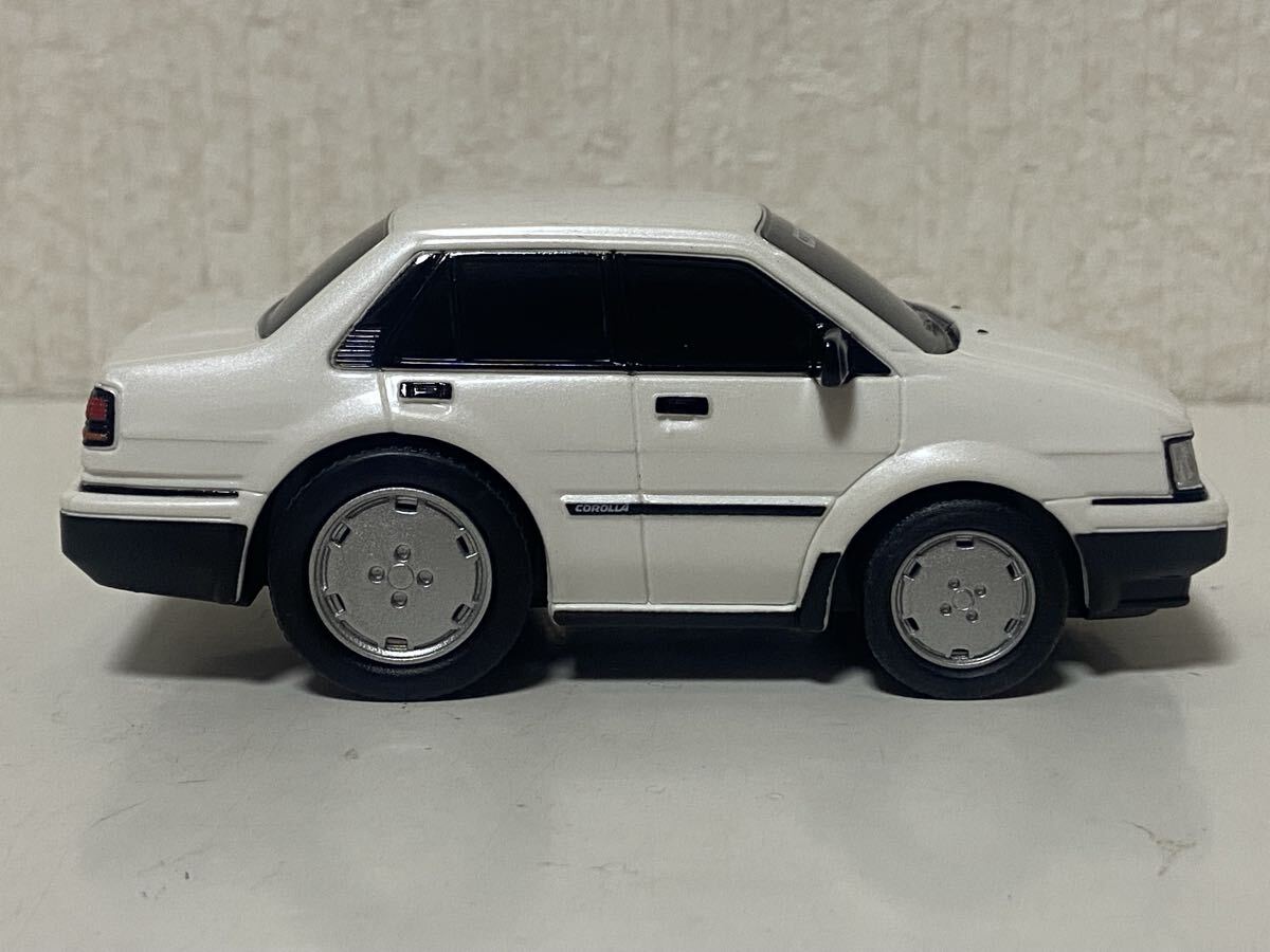 トヨタ 5代目 カローラ ホワイト プルバックカー カラーサンプル TOYOTA COROLLA 5th_画像6