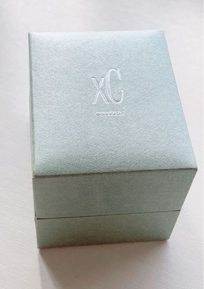 【美品・稼働品】CITIZEN シチズン XC H240-T019072 レディース腕時計 ソーラー エコドライブ 電波時計 ブルー×シルバー_画像8