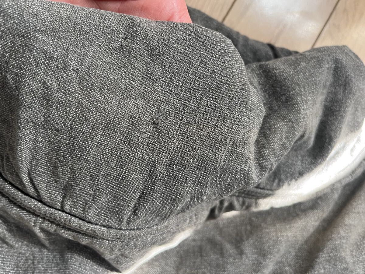 HERCULES ヘラクレス カバーオール ワークジャケット ライナー付きビンテージ SEARS 黒シャン ゴマ塩 70sの画像5