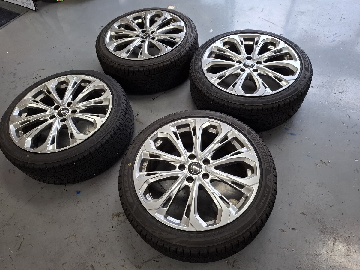 レクサス 純正ホイール ハイグロス 235R40R19 ES300h Fスポーツ スタッドレス ブリジストン VRX3 