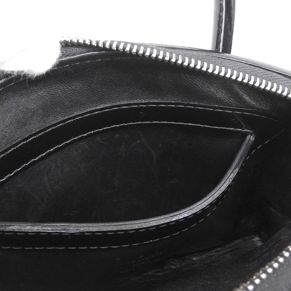 【本物保証】 布袋付 超美品 ルイヴィトン LOUIS VUITTON モノグラム ヴェルニ ロックイットBB ブークレット ハンドバッグ ブラック M40770_画像8