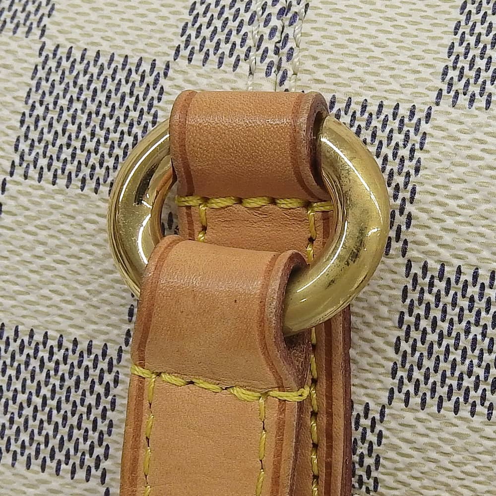 [ подлинный товар гарантия ] Louis Vuitton LOUIS VUITTON Damier azur to-ta Lee PM N51261 большая сумка сумка на плечо 