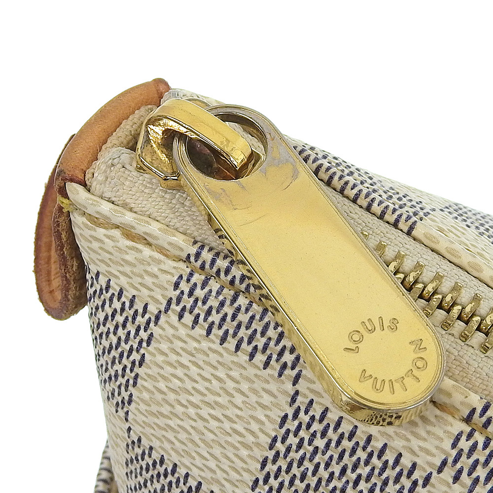 [ подлинный товар гарантия ] Louis Vuitton LOUIS VUITTON Damier azur to-ta Lee PM N51261 большая сумка сумка на плечо 