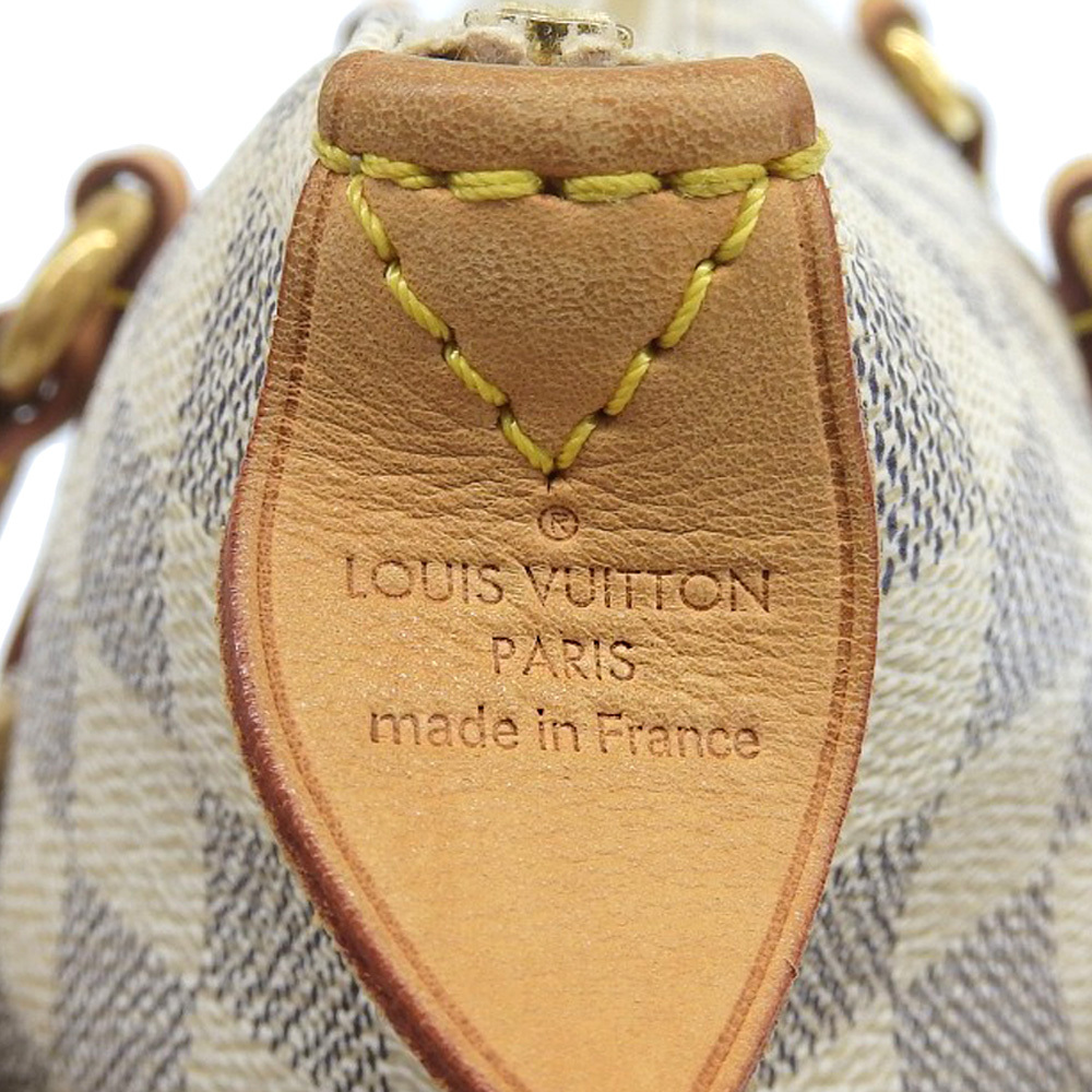 [ подлинный товар гарантия ] Louis Vuitton LOUIS VUITTON Damier azur to-ta Lee PM N51261 большая сумка сумка на плечо 