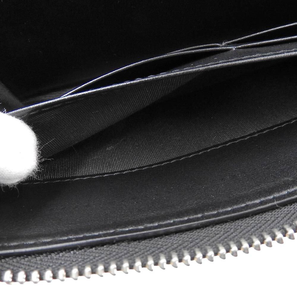 【本物保証】 ジミーチュウ JIMMY CHOO ラウンドファスナー長財布 ピッパ スタースタッズ レザー 黒 ブラック_画像4