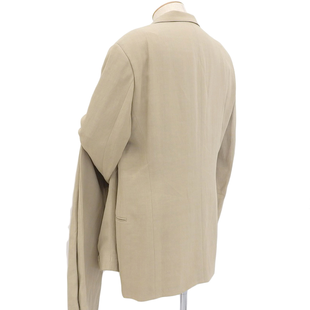 【本物保証】 超美品 ジョルジオ アルマーニ GIORGIO ARMANI スーツ 50 メンズ セットアップ ウール ベージュ ビジネス_画像2