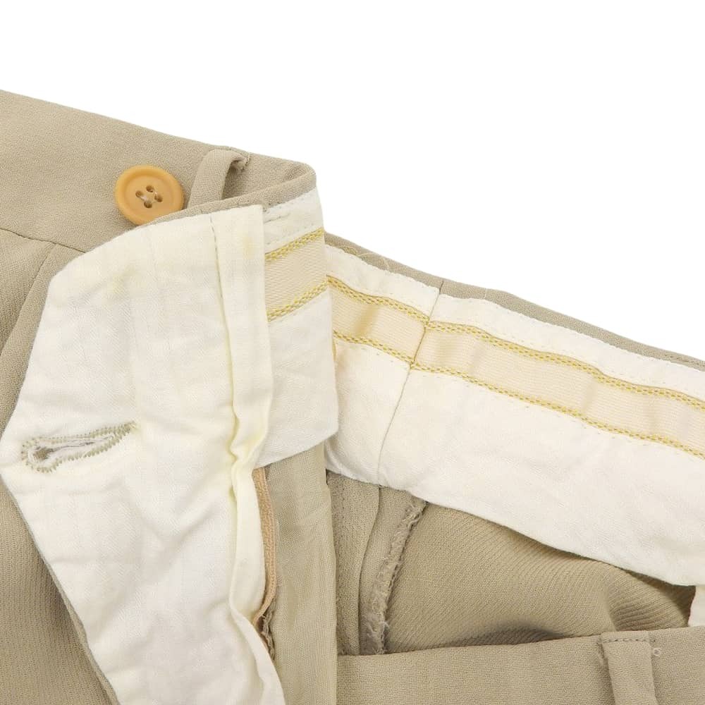 【本物保証】 超美品 ジョルジオ アルマーニ GIORGIO ARMANI スーツ 50 メンズ セットアップ ウール ベージュ ビジネス_画像8