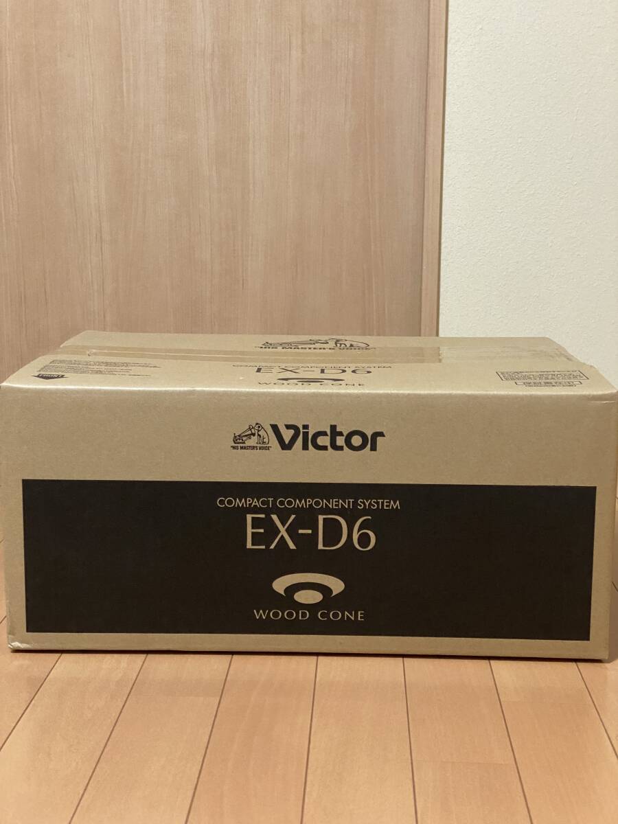 Victor ビクター コンパクトコンポーネントシステム EX−D6 2025年製 新品未開封品 ウッドコーンシリーズ_画像1