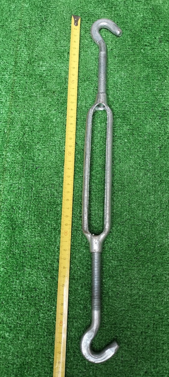 メーカー不明　メッキターンバックル　両側フックボルト　M12　6本_画像4