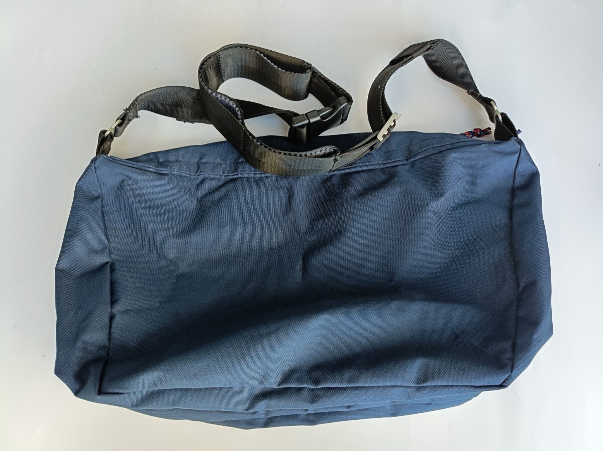 ショルダーバッグ 肩パッド入り ネイビー 紺 _画像3