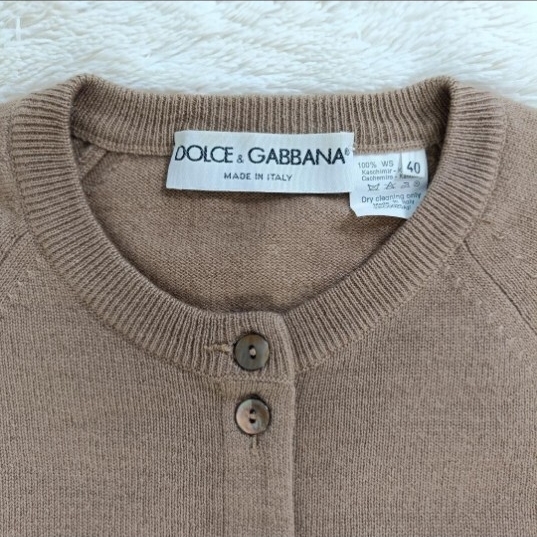 DOLCE＆GABBANA ドルチェ＆ガッバーナ カシミヤのアンサンブル ニット【サイズ40 M?L相當(dāng)】【カシミヤ100%】30000円スタート