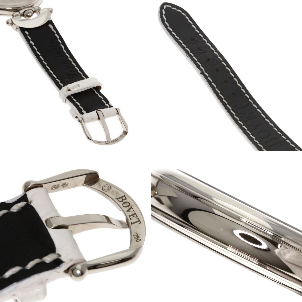 BOVETboveH28WQ055-SD2 полный lie12P бриллиант наручные часы K18 белое золото есть гетры женский б/у