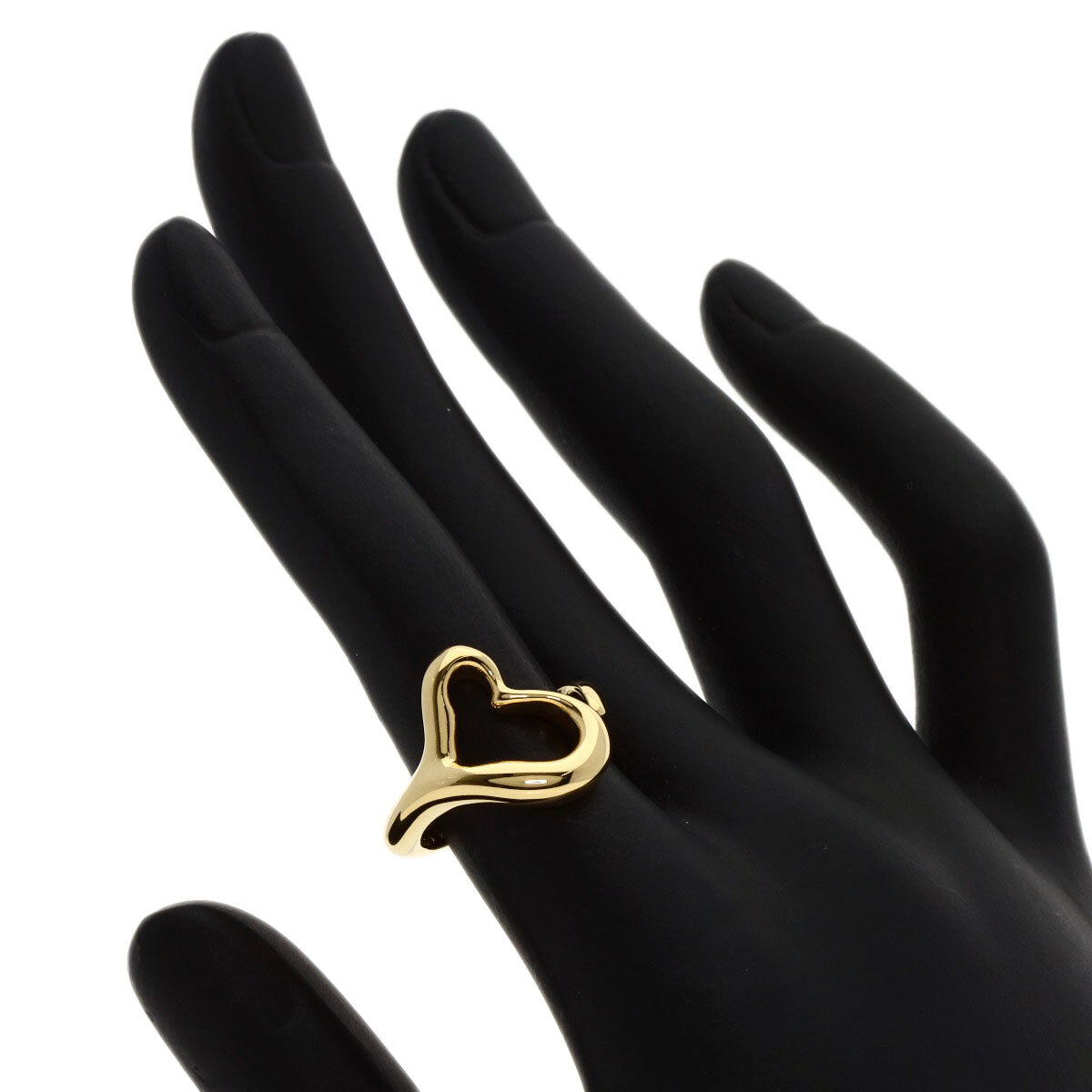 TIFFANY&Co. Tiffany Open Heart кольцо * кольцо K18 желтое золото женский б/у