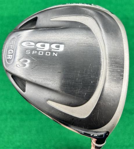 プロギア PRGR エッグ フェアウェイウッド M.F.D egg M.F.D SPOON 3W(15°) フレックスSR 中古 Cランク_画像1