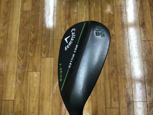 キャロウェイ エムディー ウェッジ 3 マットブラック MD 3 マットブラック 58°/09°S フレックスS 中古 Cランク_画像1