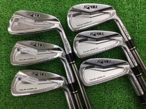 ホンマゴルフ ツアーワールド ホンマ HONMA アイアンセット TOUR WORLD TW727Vn FORGED 6S フレックスS 中古 Cランク_画像1