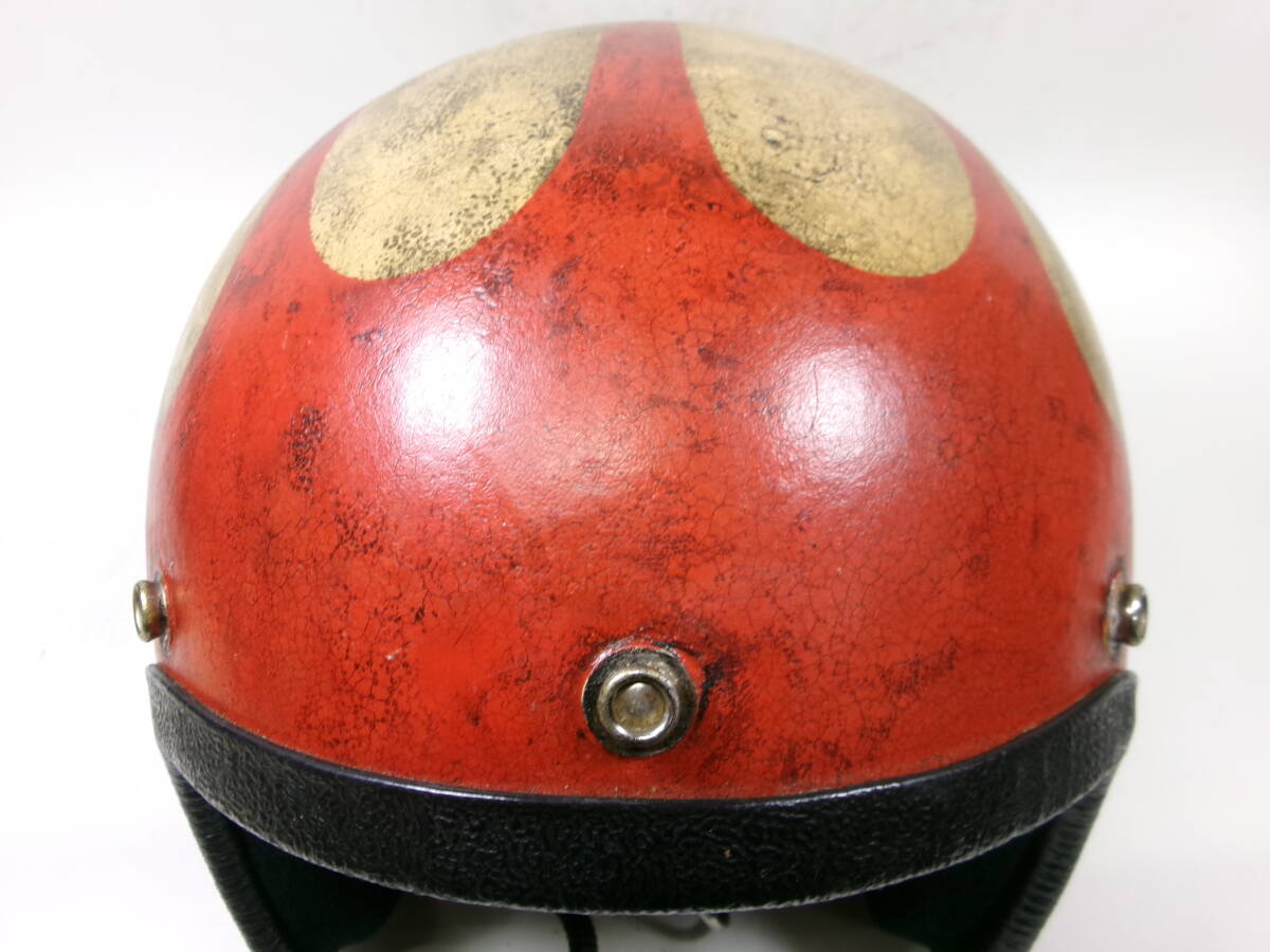 XSシェル！ 70s ジェットヘルメット 目深加工済み M カスタムペイント ★ 70年代 ROP 4170 GRANT PIP GP-2 LSI-4150 BELL 500TX R-T YODERの画像8