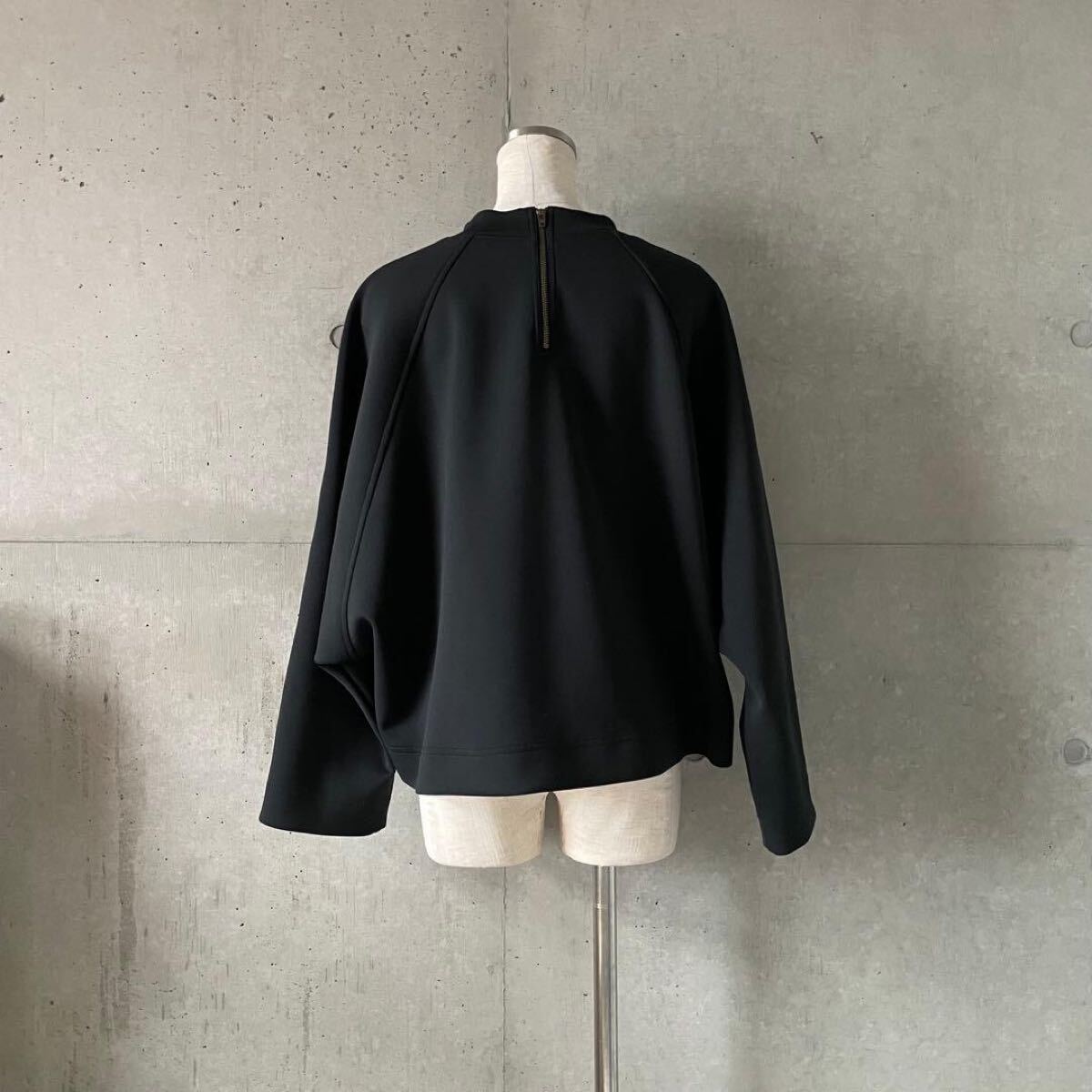 セオリーDRY JERSEY RAGLAN CREW POカットソー ブラック_画像3