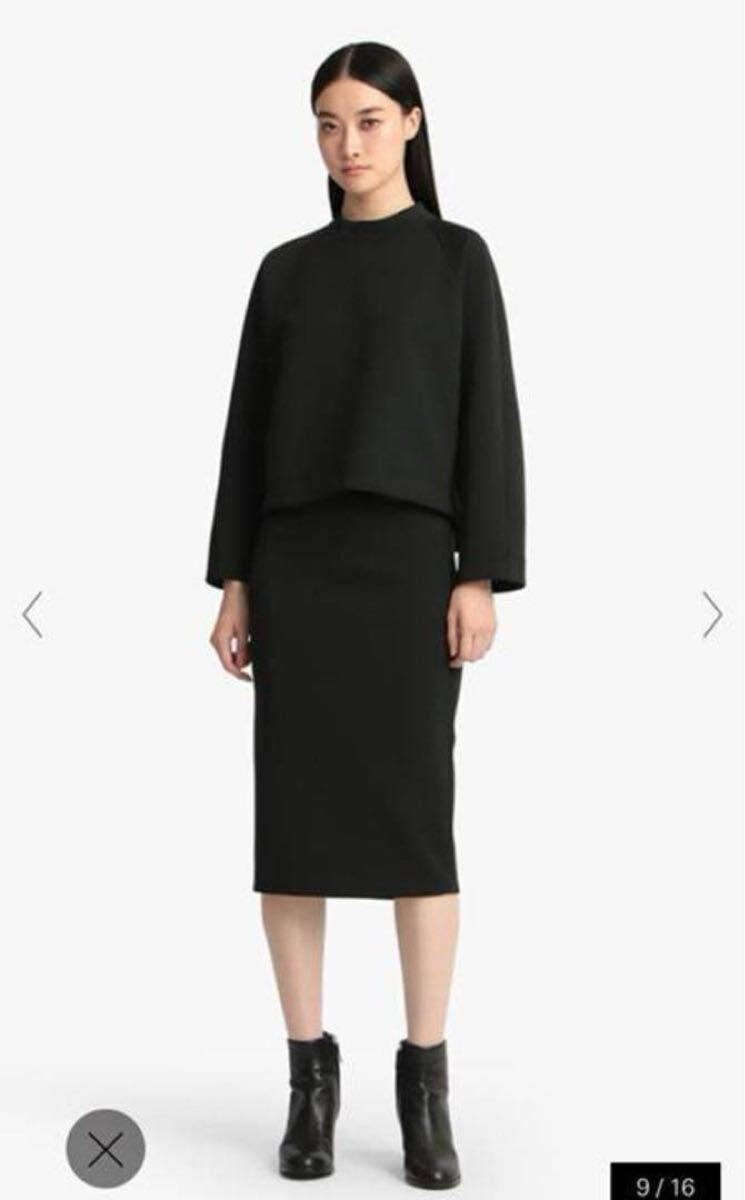 セオリーDRY JERSEY LIJNEK バックスリット　タイトスカート_画像2