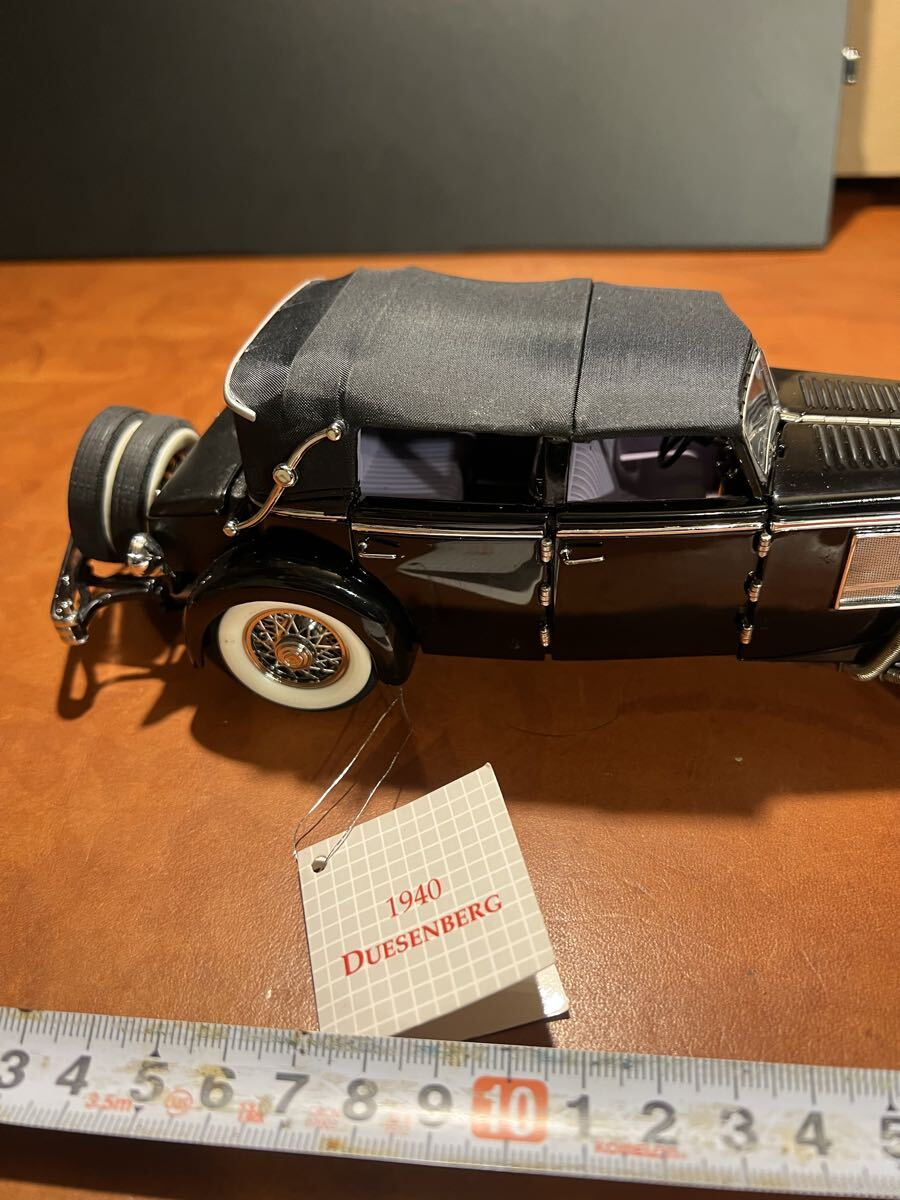 ★激レア*絶版*フランクリンミント*1/24*1940 Duesenberg SJ Convertible Town Car ブラック_画像2
