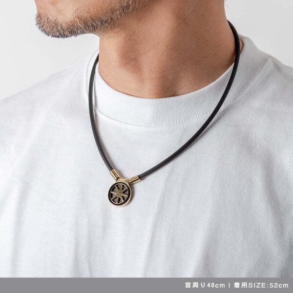 【新品】バンデル Earth アース 2.0 Black×Gold 47cm 磁器ネックレス BANDEL 02-02-00077_画像9