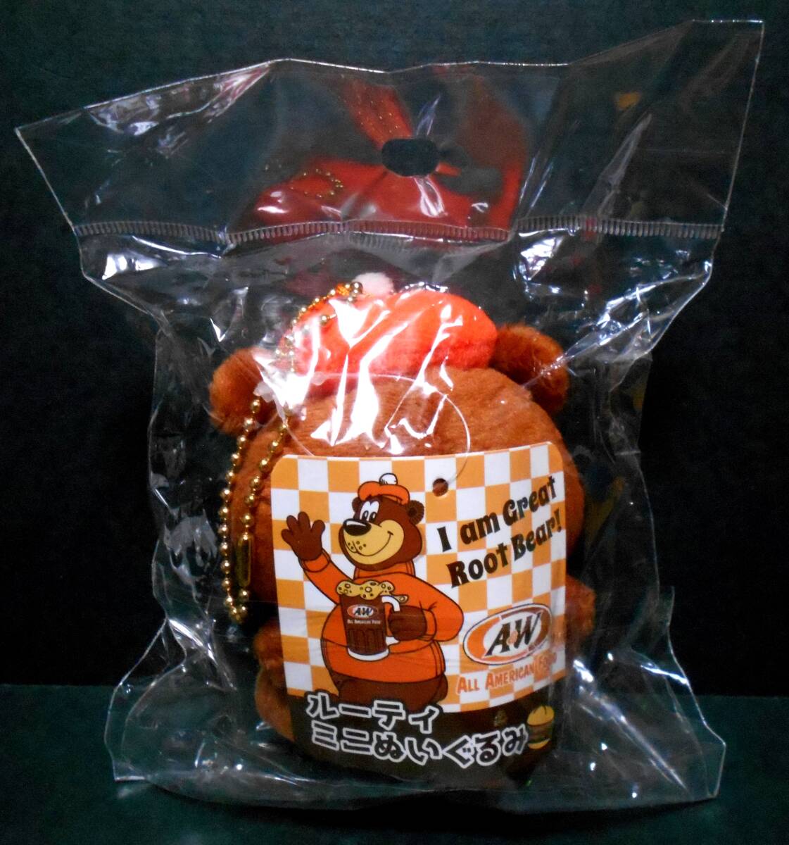 【新品!!】 A&W 沖縄 限定 ルーティ ミニぬいぐるみ キーホルダー キーチェーン くま ぬいぐるみ マスコット エンダー_画像3