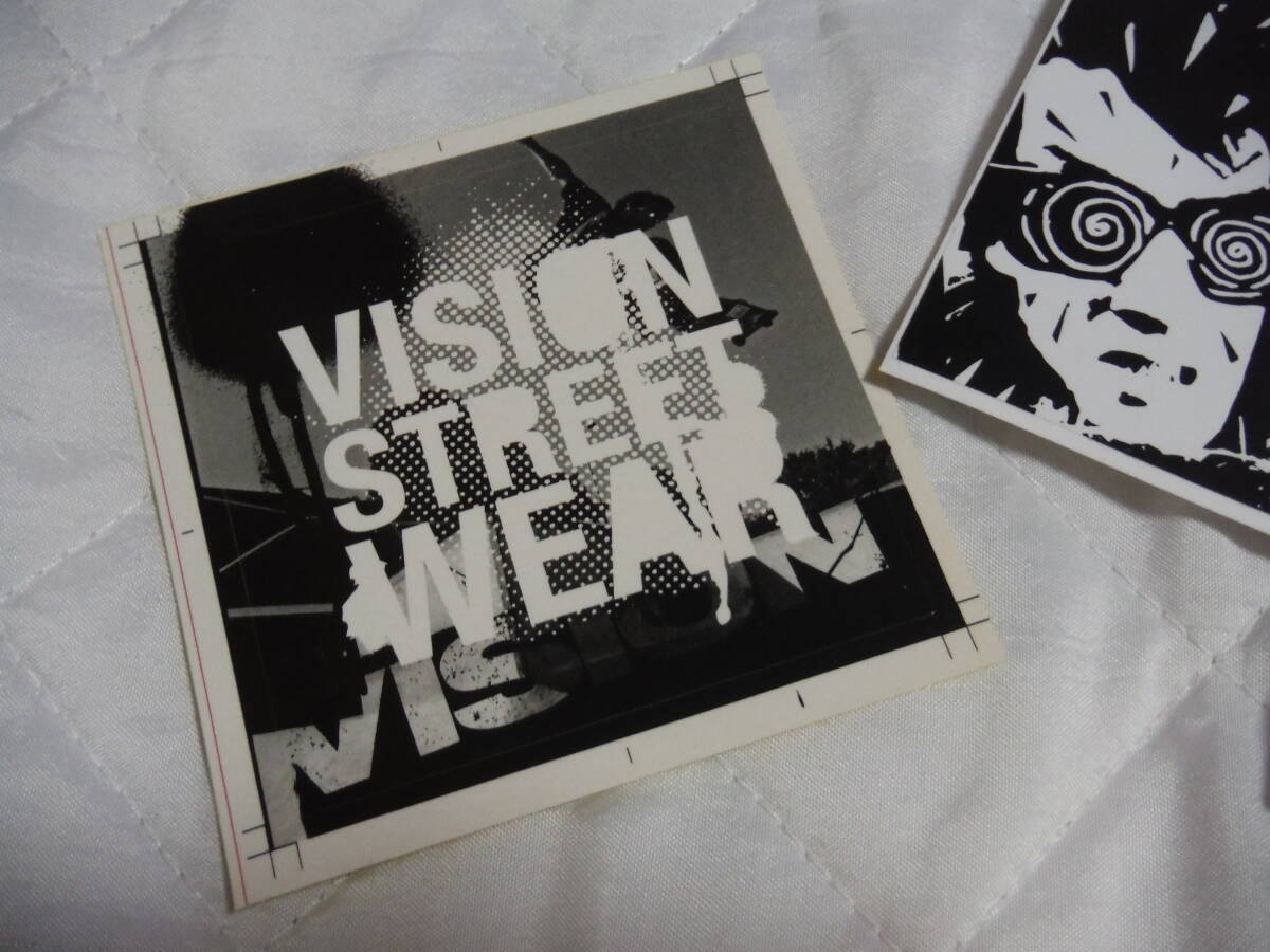 ☆VISION STREET WEAR (ヴィジョン ストリート ウェア)☆ステッカー☆３点セット【未使用／非売品】_画像2