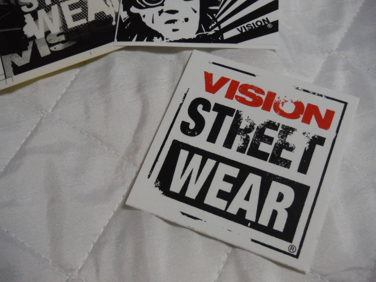 ☆VISION STREET WEAR (ヴィジョン ストリート ウェア)☆ステッカー☆３点セット【未使用／非売品】_画像3