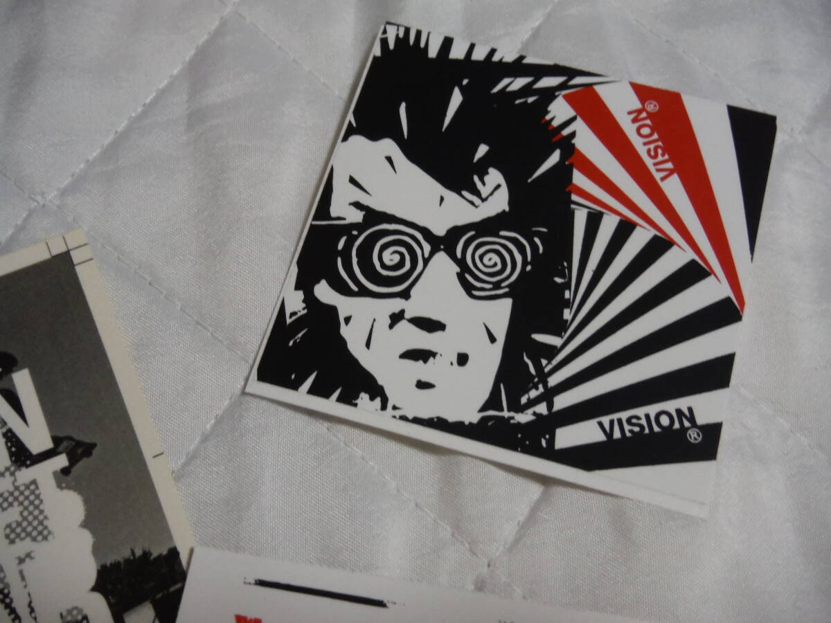 ☆VISION STREET WEAR (ヴィジョン ストリート ウェア)☆ステッカー☆３点セット【未使用／非売品】_画像4