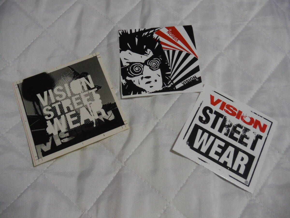 ☆VISION STREET WEAR (ヴィジョン ストリート ウェア)☆ステッカー☆３点セット【未使用／非売品】_画像5