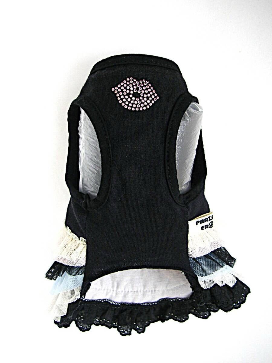 PARIS EROTICA maniac ノースリーブ・ワンピース 5色レース/ラインストーン/スタッズのデコレーション サイズXS  パリエロ_画像5