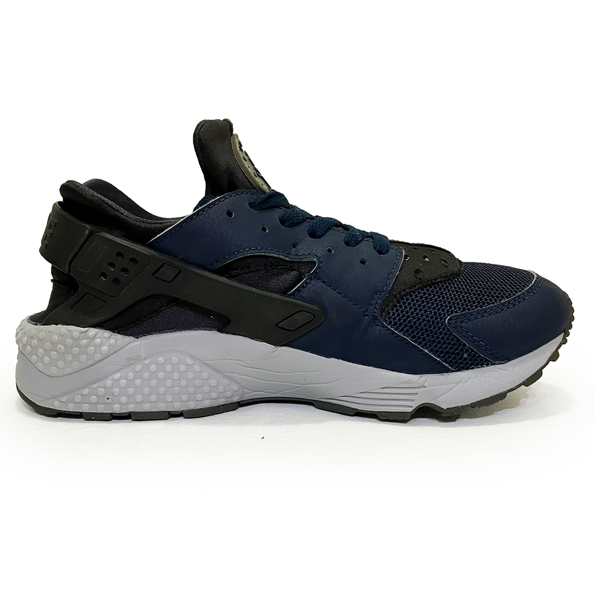 ナイキ エア ハラチ ネイビー ブラック 27.0cm NIKE AIR HUARACHE 正規品 318429-409 カジュアル スポーツ 黒 ヴィンテージ 復刻 年代 紺_画像8